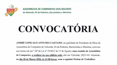 REUNI&Atilde;O DE ASSEMBLEIA DE COMPARTES - 20/03/2026