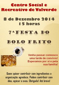 7&ordf; FESTA DO BOLO FRITO