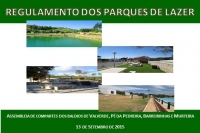 Entrou em vigor o Regulamento dos parques de lazer