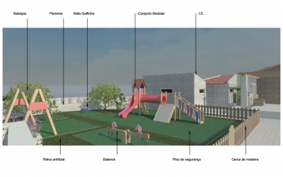 Cria&ccedil;&atilde;o do parque infantil e s&eacute;nior